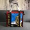 Balenciaga Print City Inspired Bazar Small Shopping Bag Paris Red 2018