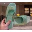 Prada Satin slides with crystals 1XX642 Green 2023