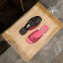 Prada Satin slides with crystals 1XX642 Fuchsia 2023
