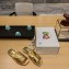 Prada Metallic leather slides Gold 2023