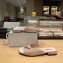 Prada Satin slides with crystals 1XX642 Beige 2023