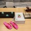 Prada Satin Flat slides Fuchsia 2023