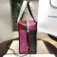 Balenciaga Bazar Small Shopping Bag Dark Gray/Fuchsia/White/Red 2018