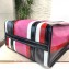 Balenciaga Bazar Small Shopping Bag Dark Gray/Fuchsia/White/Red 2018