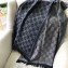 Gucci Classic GG Wool Scarf 45x180CM Black/Grey