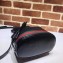Gucci Ophidia Web Suede Small Bucket Top Handle Bag 550621 Black