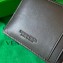 Bottega Veneta Intreccio leather Cassette Credit Card Case with edge-stitching detail 748052 Black