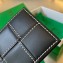 Bottega Veneta Intreccio leather Cassette Bi-Fold Wallet with edge-stitching detail 743004 Black