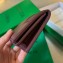 Bottega Veneta Intreccio leather Cassette Business Card Case 651396 Burgundy