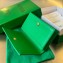 Bottega Veneta Intreccio leather Cassette Business Card Case 651396 Green