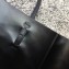Balenciaga Calfskin Everyday Tote Logo Strap M Bag Black with Thin Handles Resort 2018