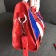 Balenciaga Classic City Stripe Leather Small Tote Bag Red/Blue/White 2018