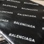 Balenciaga All Over Logo Print Pouch Clutch Bag Black 2018