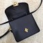 Balenciaga Lock Calfskin Leather Shoulder Bag Black 2018