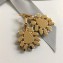 Dolce Gabbana Earrings with Bloom and Crystal Pendant Blue/Yellow 2018