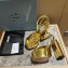 Prada Heel 13.5cm leather platform sandals 1XP48B Metallic Gold 2023