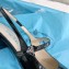 Prada Heel 5cm Triangle Logo Leather Slingback Pumps Black 2023