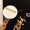 Chanel Brooch A58746 Gold/White 2018