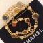Chanel No.5 Brooch AB0294 Gold/Yellow/Blue/Red/Pearly White 2018
