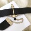 Chanel Anchor Choker/Necklace Silver/Black 2018