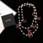 Chanel Long Necklace AB0486 Gold/Pearly White/Orange/Pink 2018