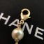 Chanel Long Necklace AB0486 Gold/Pearly White/Orange/Pink 2018