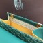 Goyard Wooden Handle Saigon PM Tote Bag Green