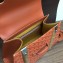 Goyard Wooden Handle Saigon PM Tote Bag Orange