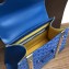 Goyard Wooden Handle Saigon PM Tote Bag Blue