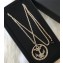 Chanel Necklace A58426 Gold/Gray/Black 2018