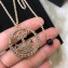 Chanel Necklace A58426 Gold/Gray/Black 2018
