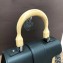 Goyard Wooden Handle Saigon PM Tote Bag Black 