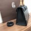 Goyard Wooden Handle Saigon PM Tote Bag Black 