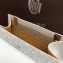 Goyard Wooden Handle Saigon PM Tote Bag White