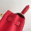Hermes Kelly Mini 20 Original Epsom Handbag Bright Red
