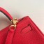 Hermes Kelly Mini 20 Original Epsom Handbag Bright Red
