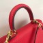 Hermes Kelly Mini 20 Original Epsom Handbag Bright Red