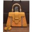Goyard Wooden Handle Saigon PM Tote Bag Yellow