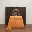 Goyard Wooden Handle Saigon PM Tote Bag Yellow