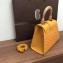 Goyard Wooden Handle Saigon PM Tote Bag Yellow