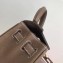Hermes Kelly Mini 20 Original Epsom Handbag Grey 