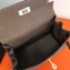 Hermes Kelly Mini 20 Original Epsom Handbag Grey 