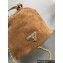  Prada Brown suede mini bag 1BC227 2024