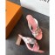 Louis Vuitton Heel 9cm Summer Trunks Monogram Canvas Panorama Mule 2018