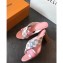 Louis Vuitton Heel 9cm Summer Trunks Monogram Canvas Panorama Mule 2018