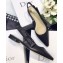 Dior J'Adior Ballet Pumps In Black With Studs 2018