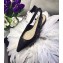Dior J'Adior Ballet Pumps In Black With Studs 2018