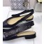 Dior J'Adior Ballet Pumps In Black With Studs 2018