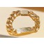  Louis Vuitton Monogram Chain Bracelet M62486 Gold