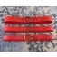 Gucci Leather Belt with Gold Dionysus Buckle Red 2018
